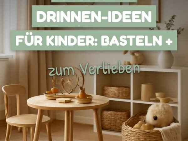 8 kreative Drinnen-Ideen für Kinder: Basteln + Spielen bei Regen