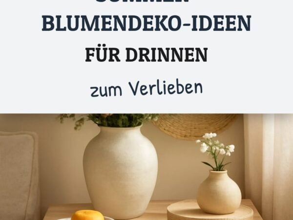 8 kreative Sommer-Blumendeko-Ideen für drinnen