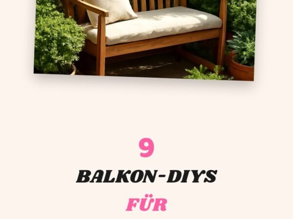 9 Balkon-DIYs für gemütliche Sommerabende