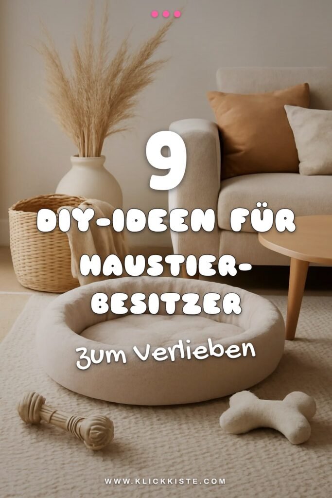 9 DIY-Ideen für Haustier-Besitzer — Spielzeug, Bett + Snacks