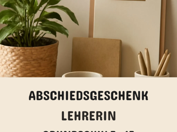 Abschiedsgeschenk Lehrerin Grundschule: 15 originelle Ideen für 2026