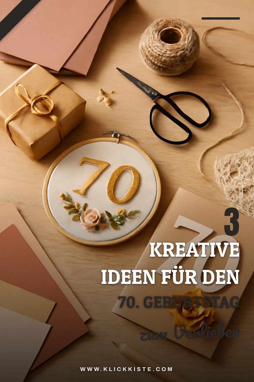 Diese 3 DIY-Projekte machen jeden 70. Geburtstag unvergesslich