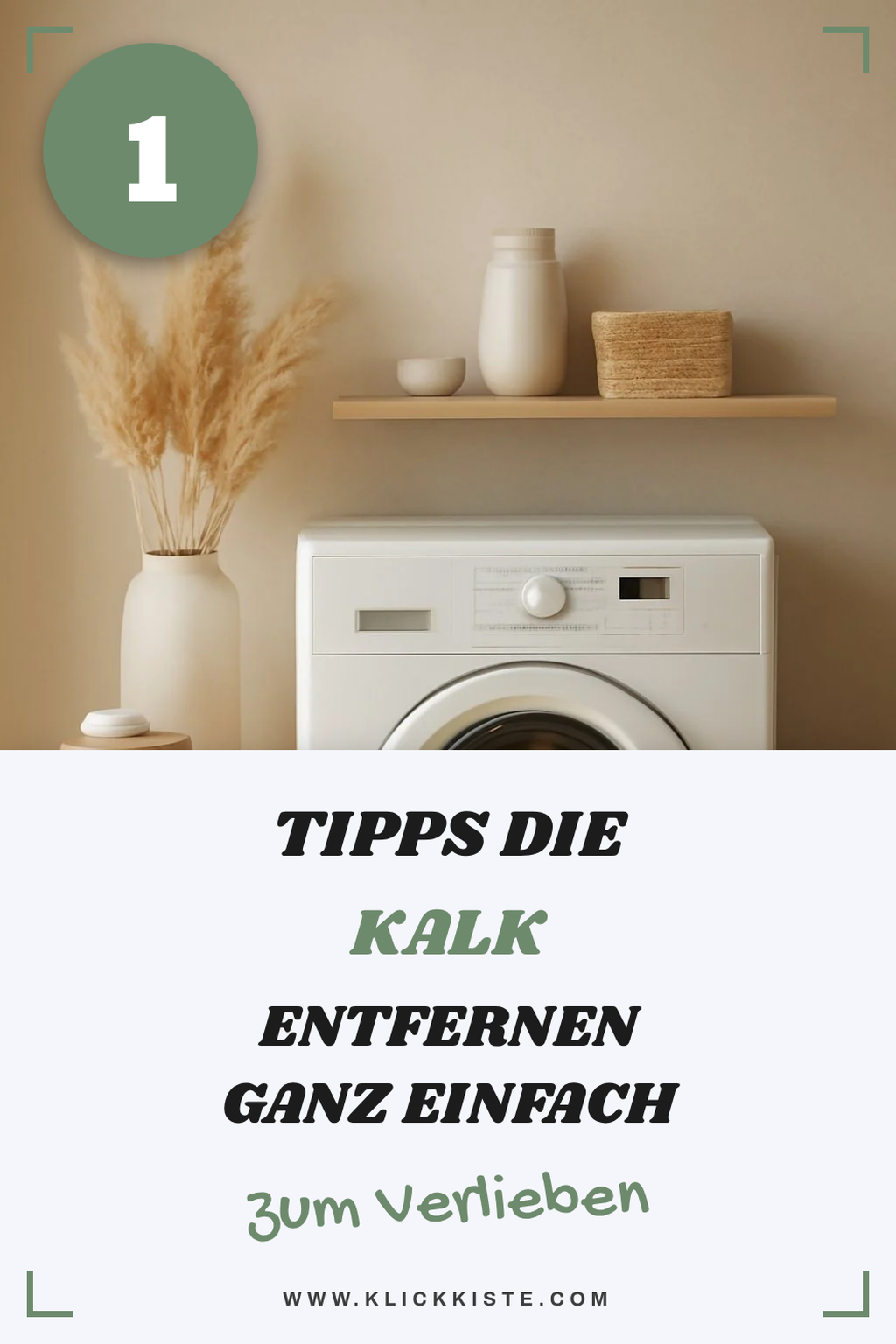 So entfernst du Kalk ganz natürlich aus deiner Waschmaschine