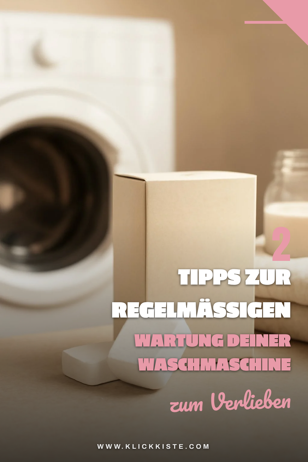 Regelmäßige Wartung der Waschmaschine