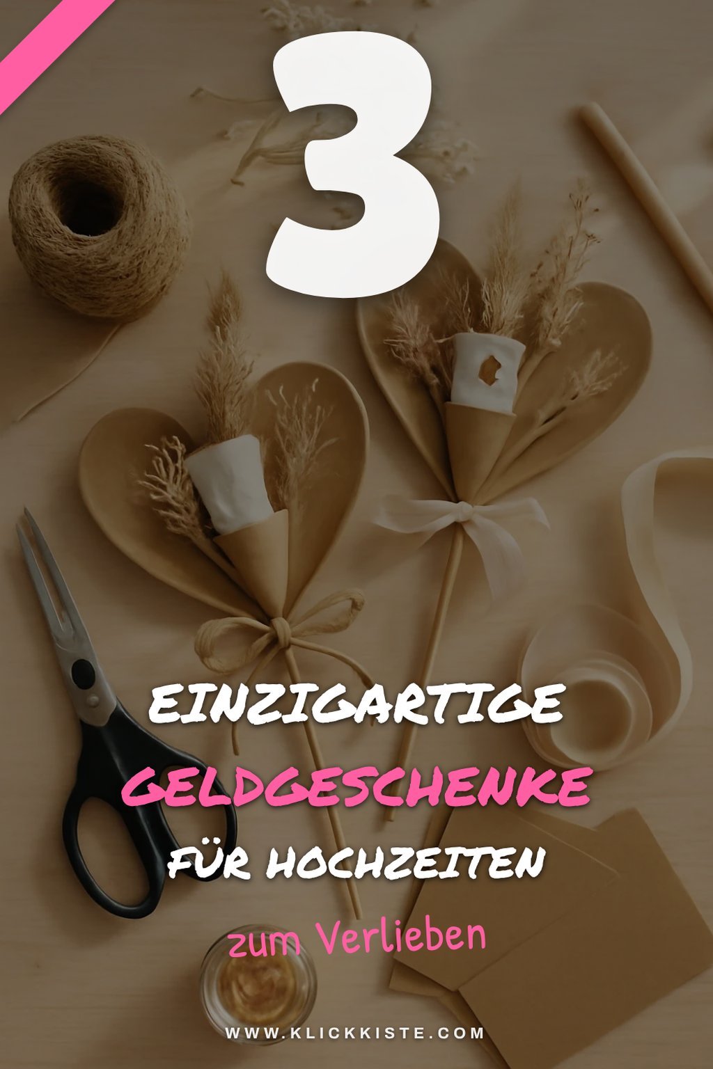 Einzigartige Geldgeschenke für Hochzeiten selber machen