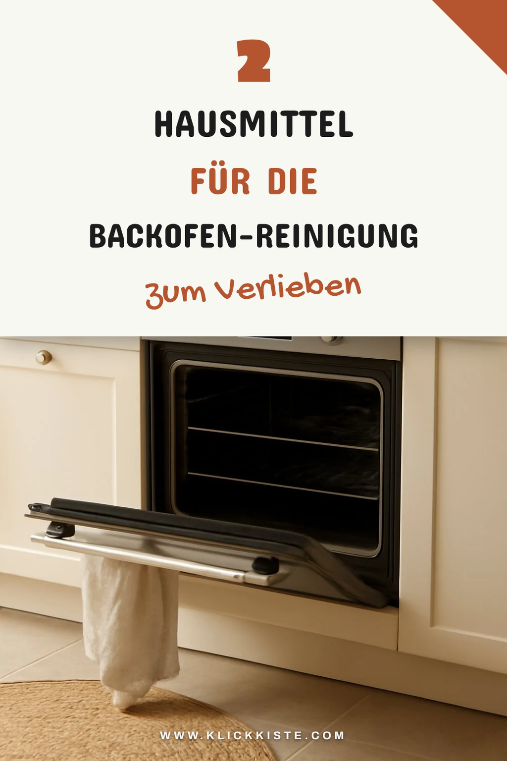Diese 4 Hausmittel reinigen deinen Backofen effektiv