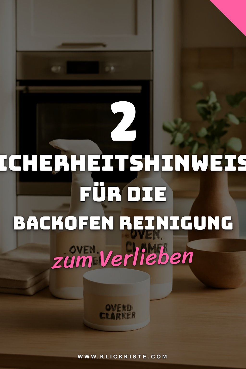Wichtige Hinweise zur Sicherheit bei der Reinigung