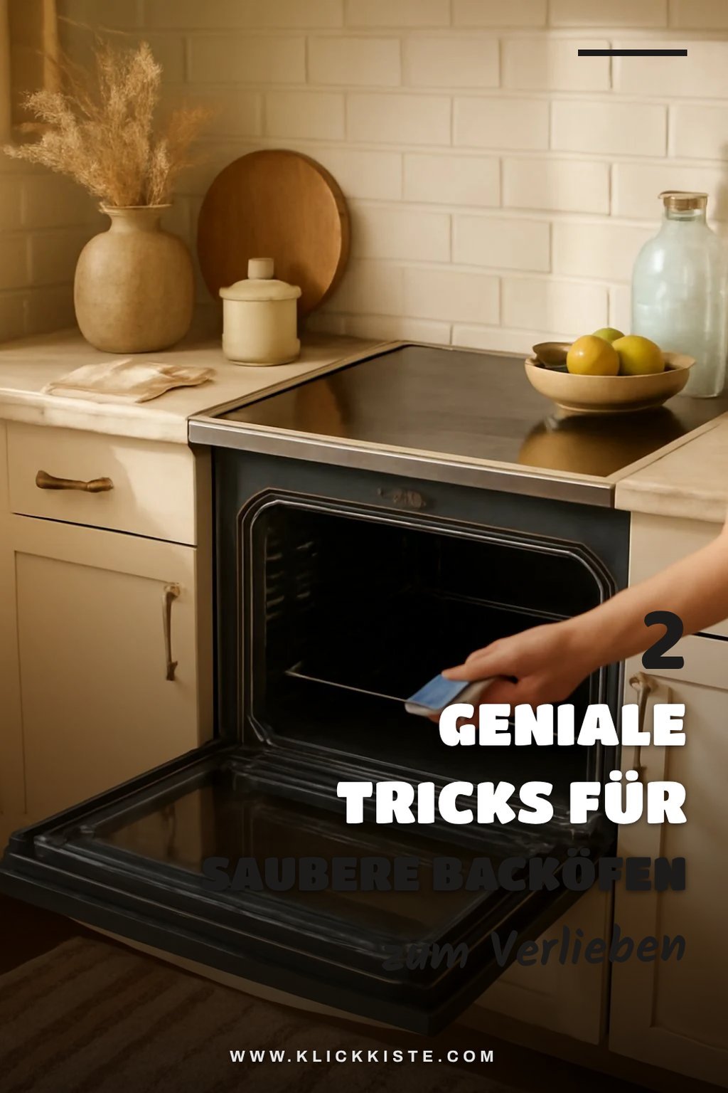 Diese einfachen Tricks helfen bei der Backofenreinigung