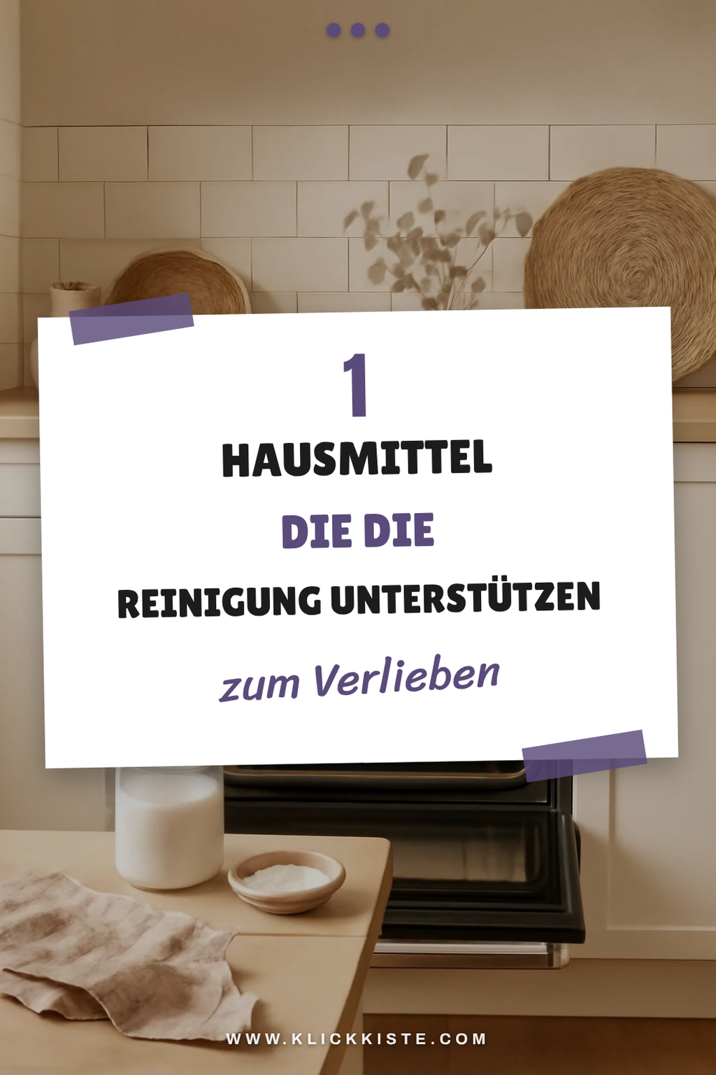 Diese 4 Hausmittel ergänzen die Soda-Reinigung