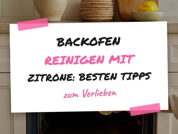 Backofen Reinigen mit Zitrone: Die besten Tipps & Hausmittel
