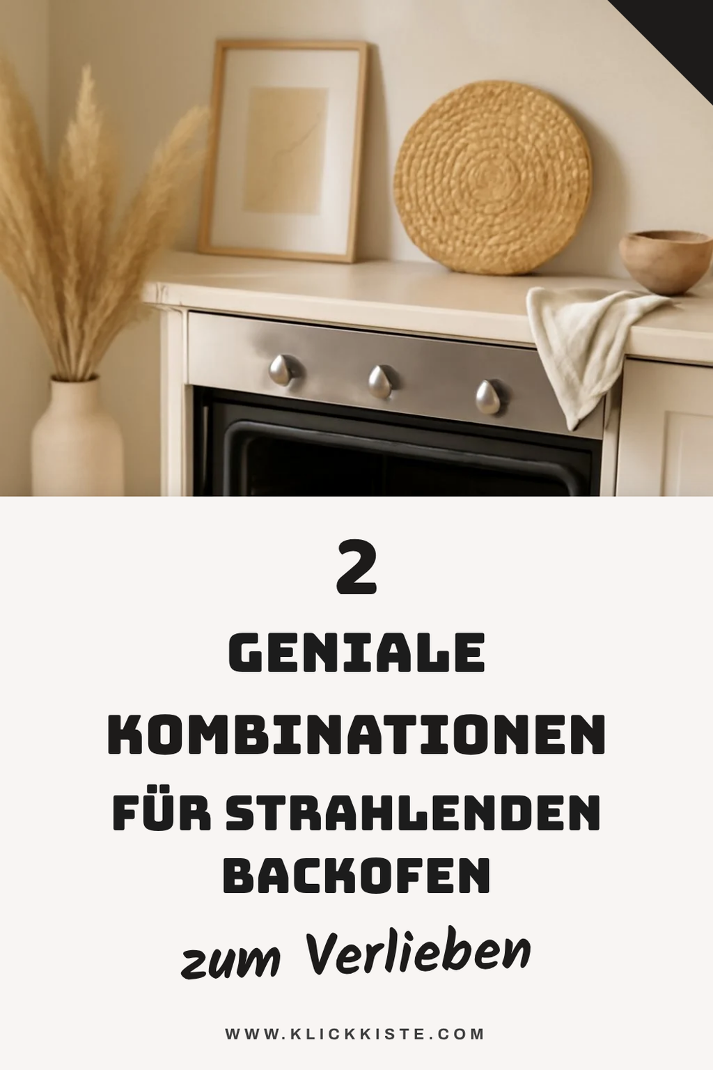 Effektive Kombinationen zur Backofenreinigung