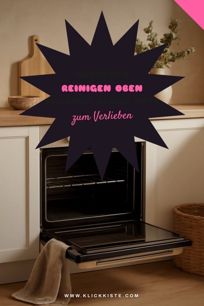 Backofen Reinigen Oben Heizstäbe: Die besten Tipps & Hausmittel