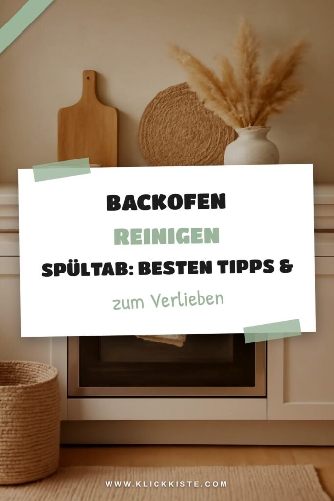 Backofen Reinigen Spültab: Die besten Tipps & Hausmittel