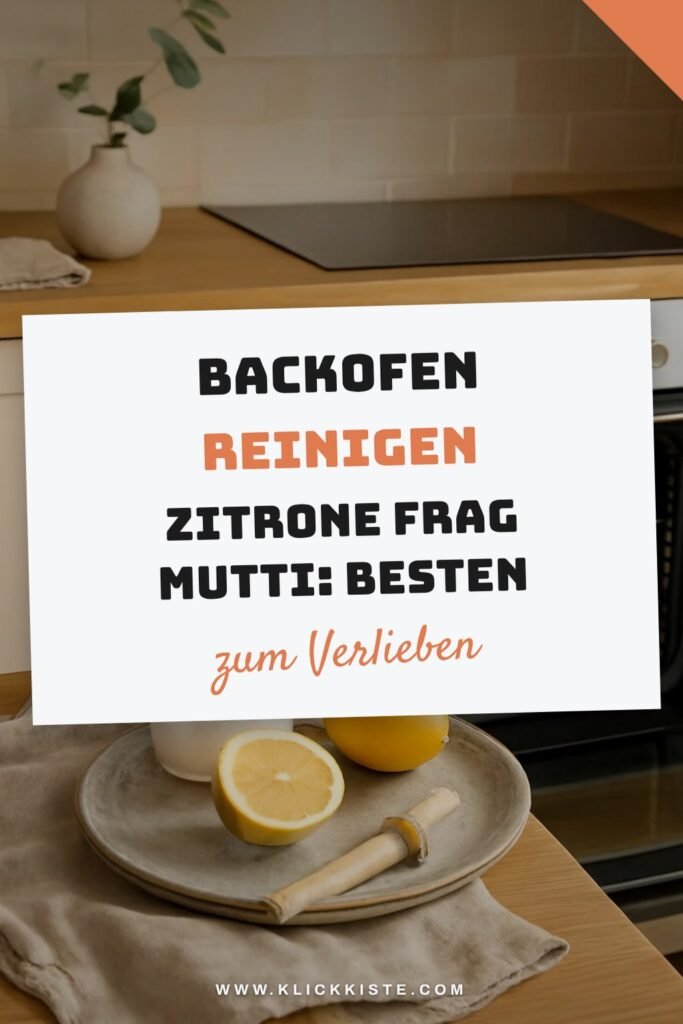 Backofen Reinigen Zitrone Frag Mutti: Die besten Tipps & Hausmittel