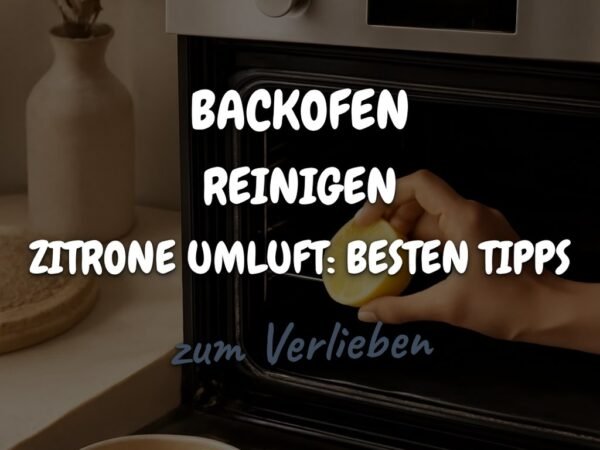 Backofen Reinigen Zitrone Umluft: Die besten Tipps & Hausmittel