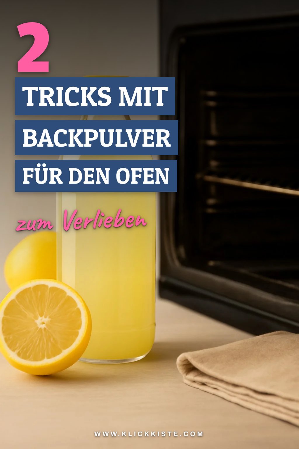 Backpulver für die Grundreinigung
