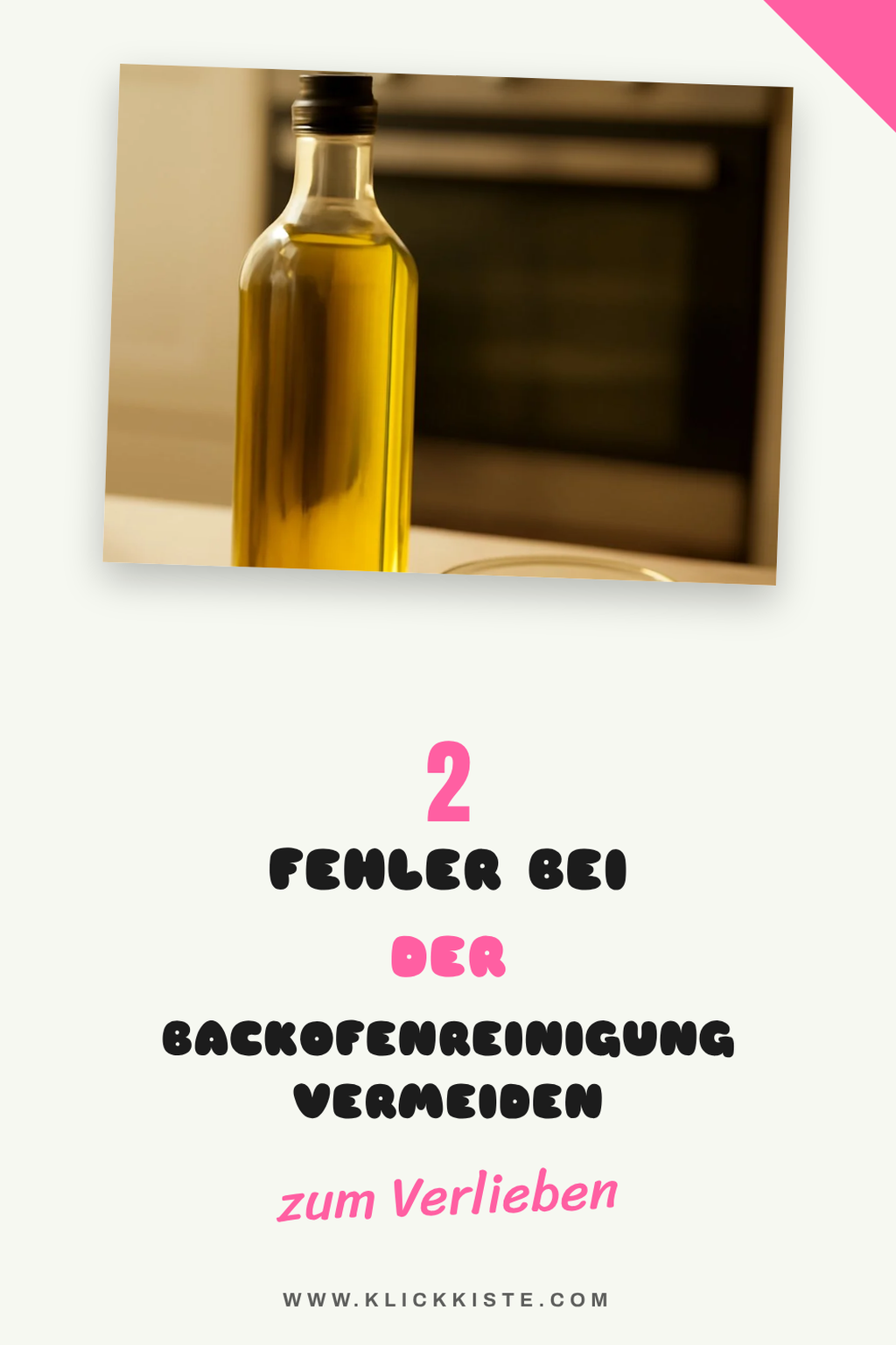 Was du beim Reinigen vermeiden solltest
