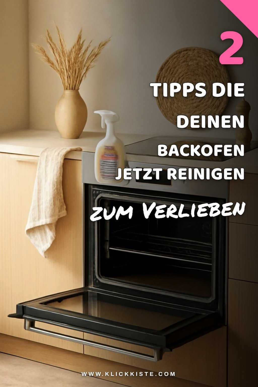 So reinigst du deinen Backofen mit Hausmitteln effektiv