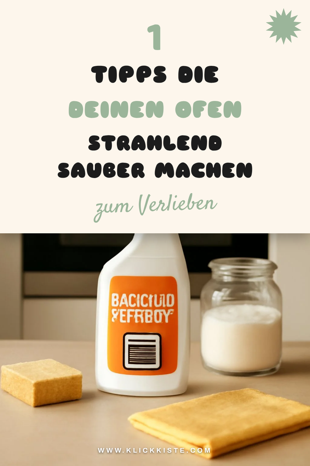 So reinigst du deinen Backofen mit Hausmitteln