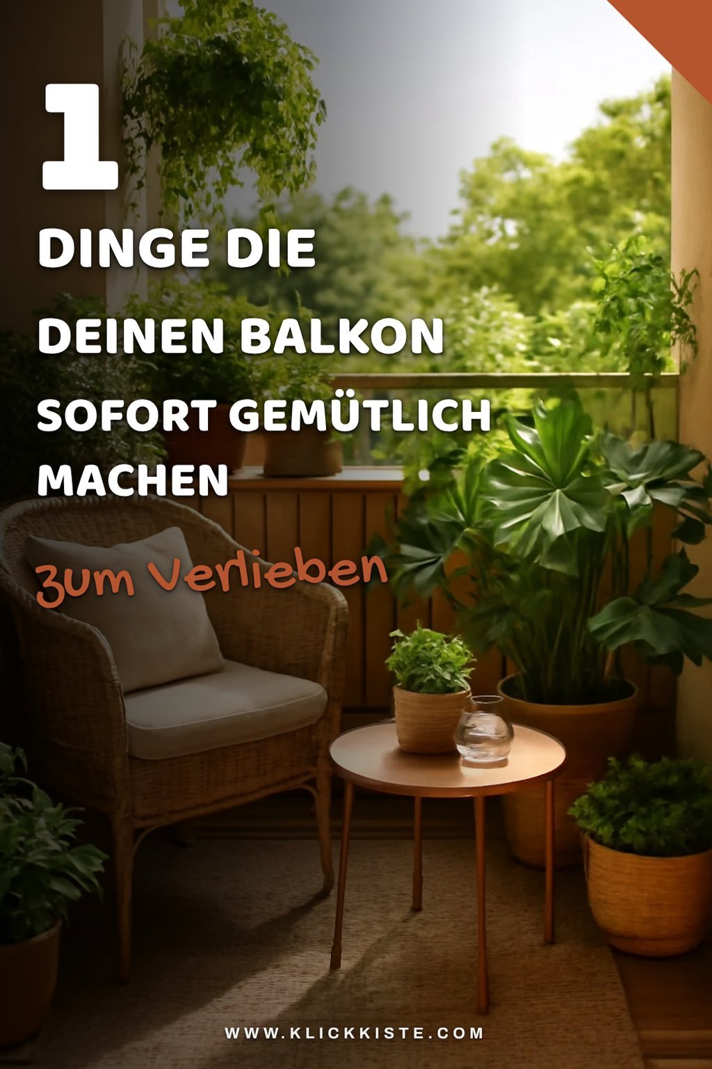 So machst du deinen Balkon zur Wohlfühloase
