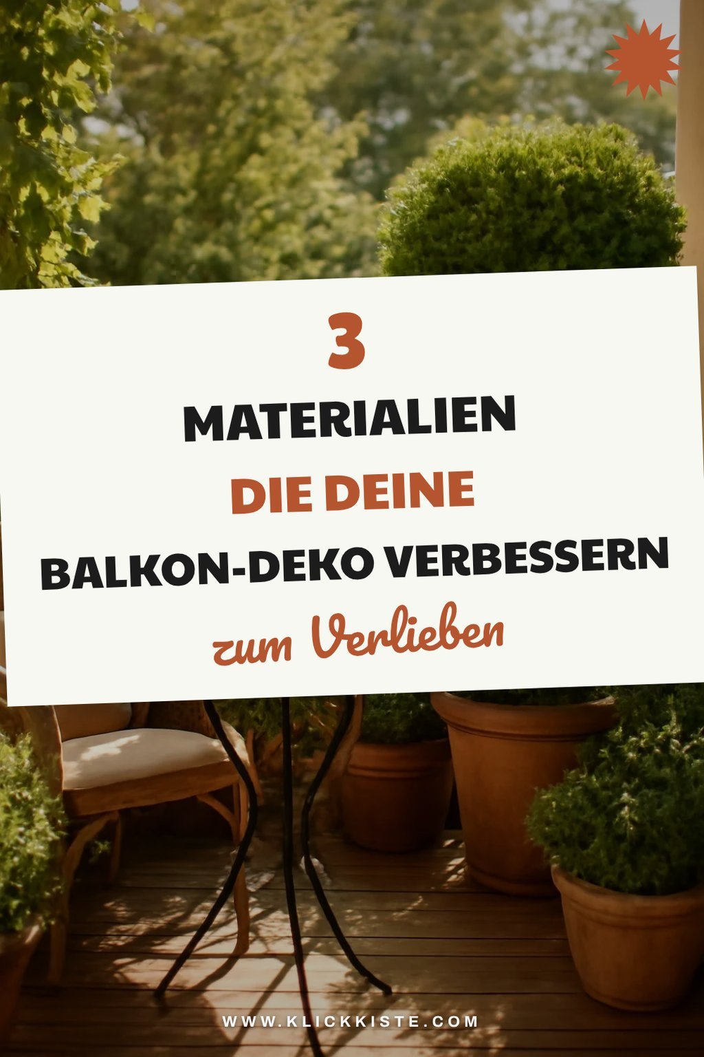 Wetterfeste Materialien für dauerhafte Deko