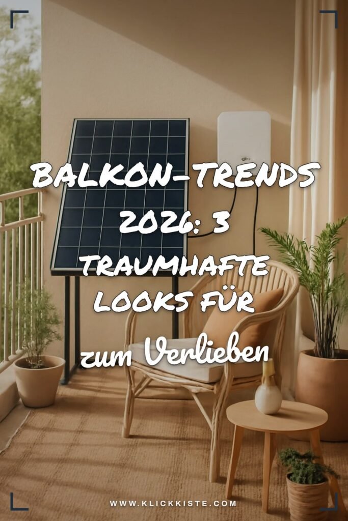Balkon-Trends 2026: 3 traumhafte Looks für deinen Outdoor-Bereich