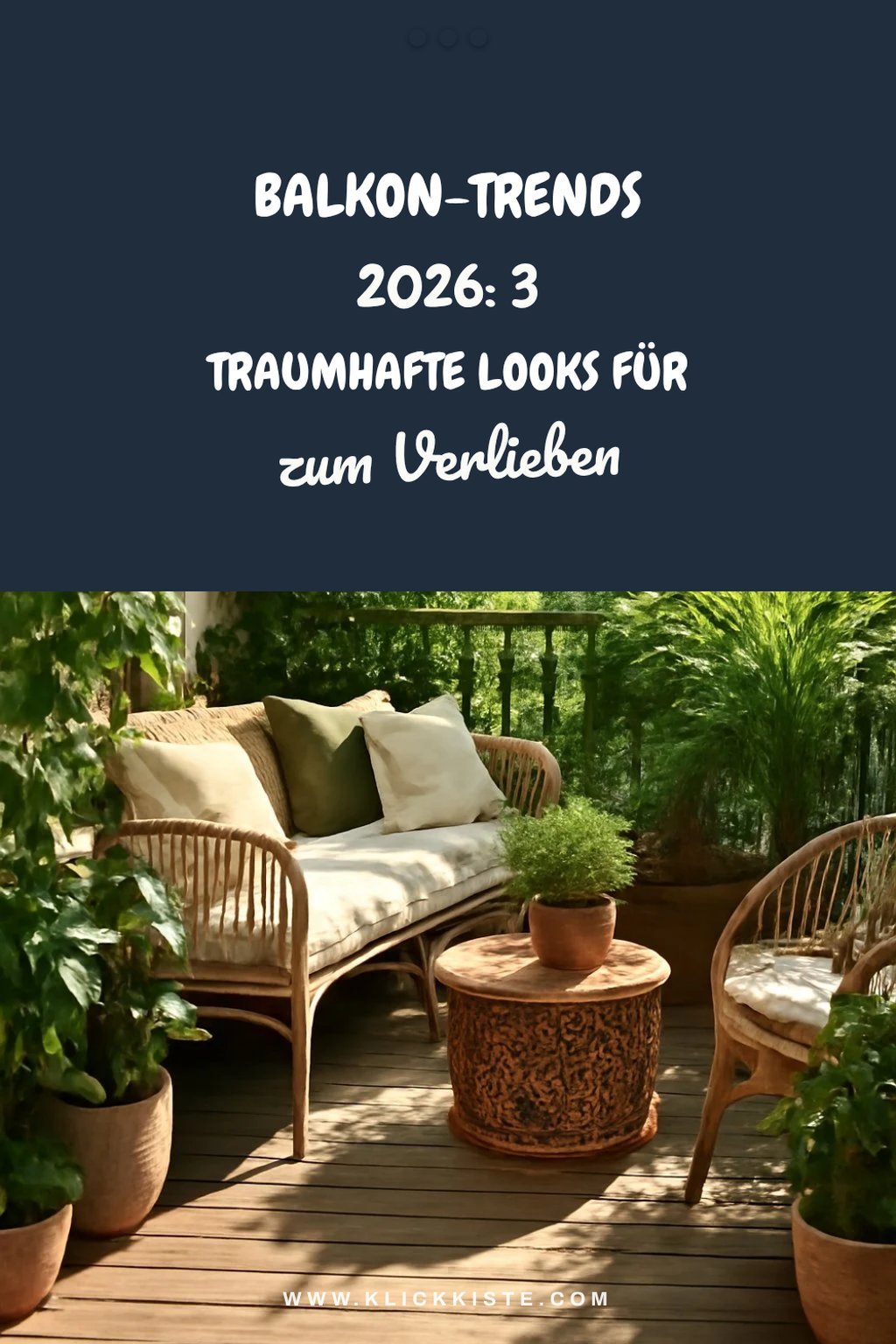 Balkon-Trends 2026: 3 traumhafte Looks für deinen Outdoor-Bereich — Trend-Beispiel