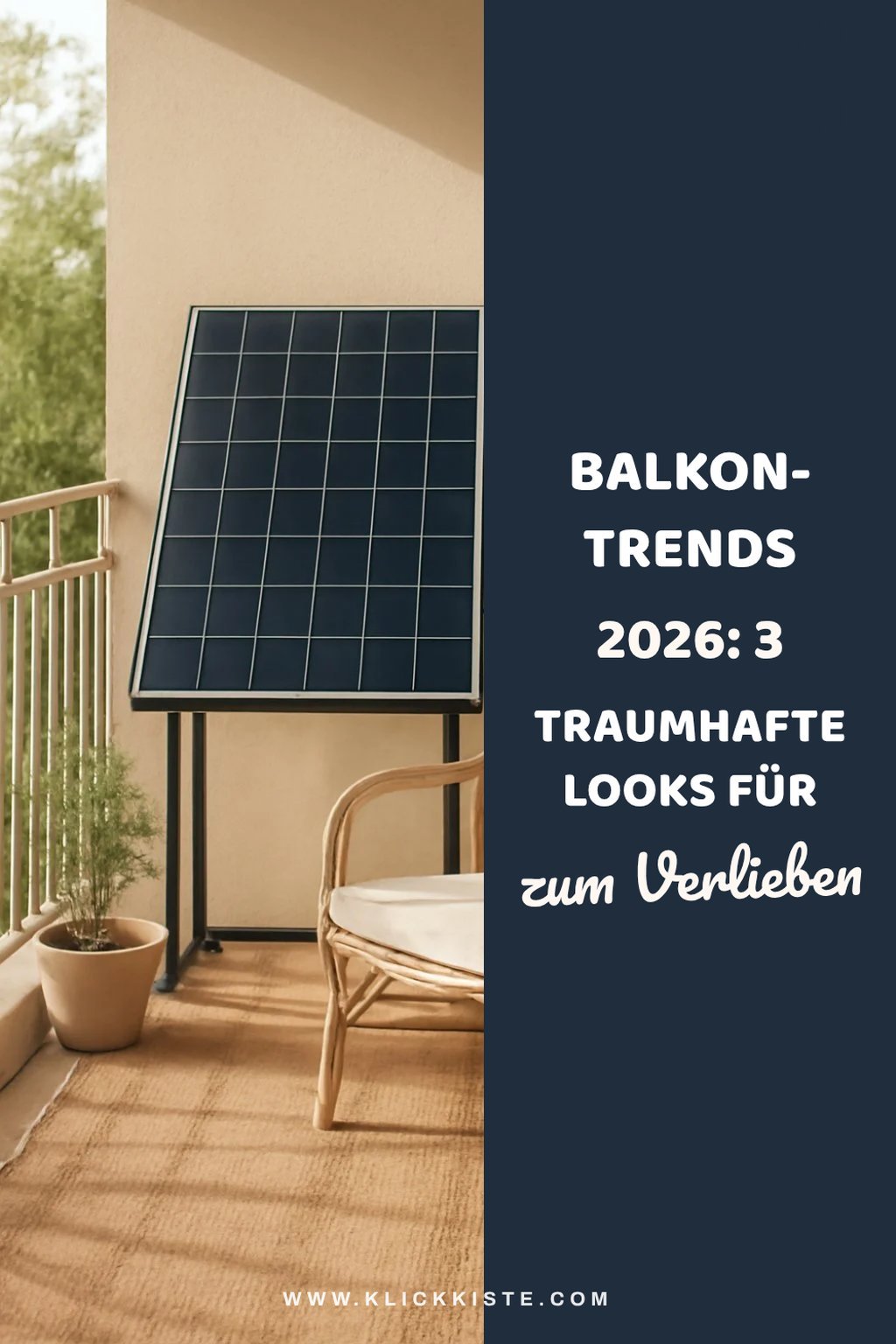 Balkon-Trends 2026: 3 traumhafte Looks für deinen Outdoor-Bereich — Detail