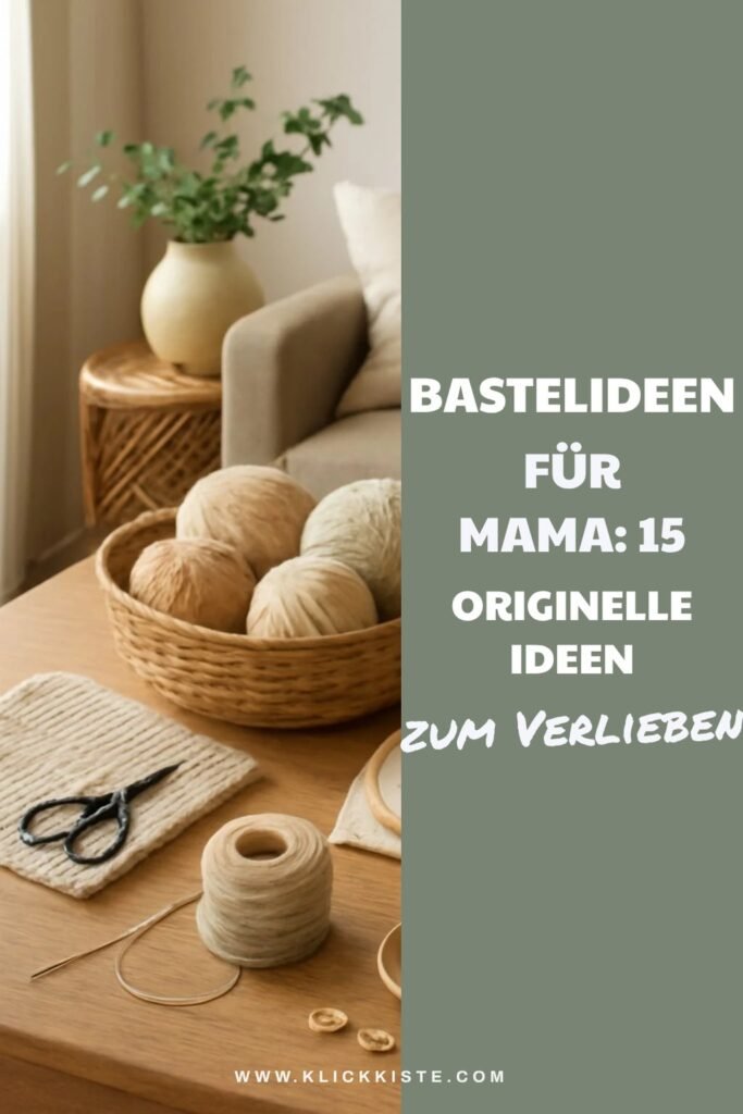 Bastelideen für Mama: 15 originelle Ideen für 2026