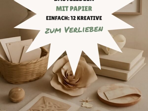 Bastelideen mit Papier Einfach: 12 kreative Ideen zum Selbermachen
