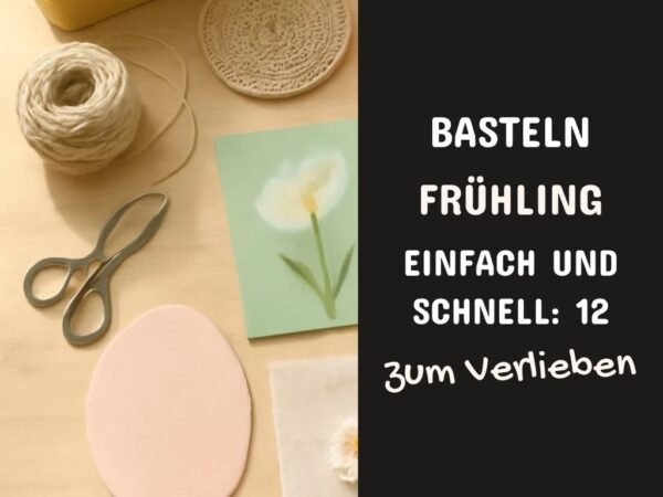 Basteln Frühling Einfach und Schnell: 12 kreative Ideen zum Selbermachen