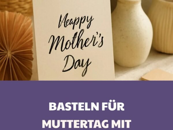 Basteln für Muttertag mit Papier: 12 kreative Ideen zum Selbermachen