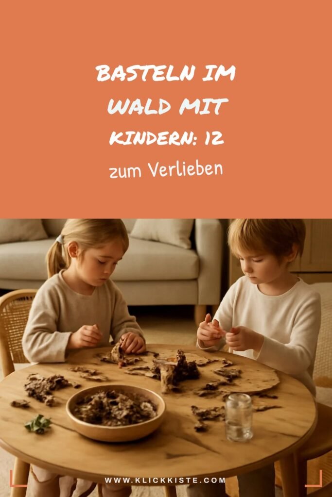 Basteln im Wald mit Kindern: 12 kreative Ideen zum Selbermachen