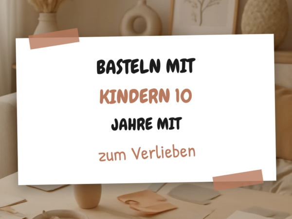 Basteln mit Kindern 10 Jahre mit Papier: 12 kreative Ideen zum Selbermachen