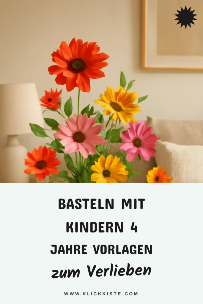 Basteln mit Kindern 4 Jahre Vorlagen: 12 kreative Ideen zum Selbermachen
