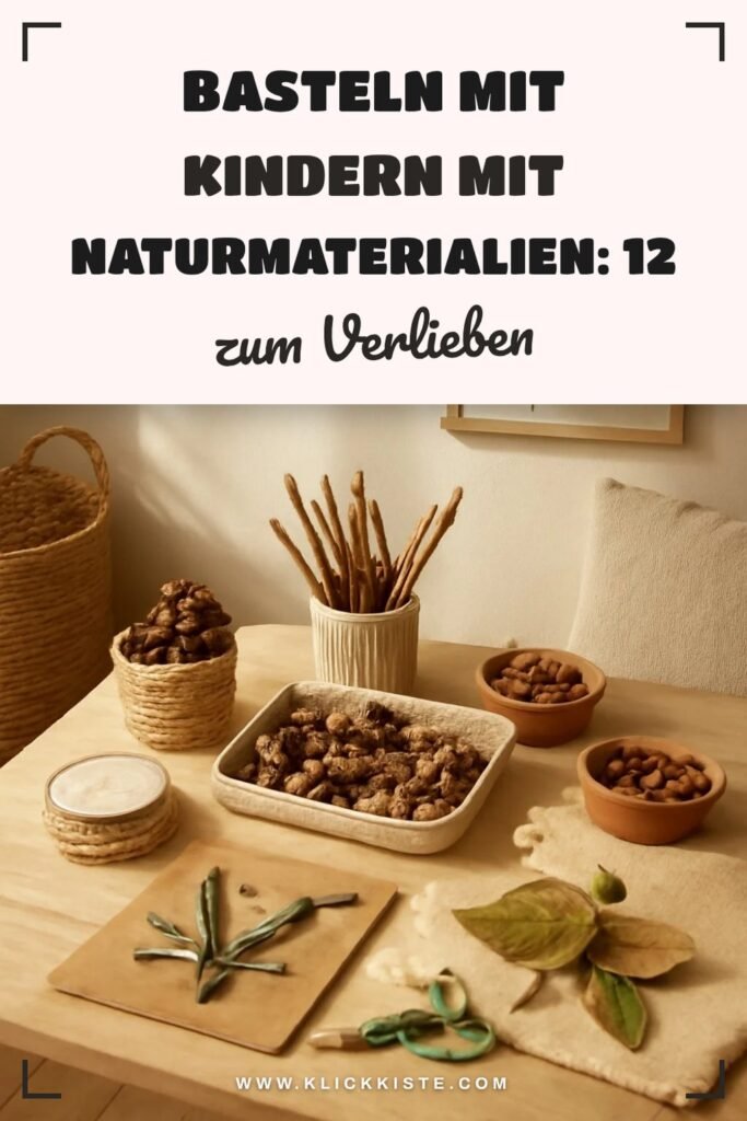 Basteln mit Kindern mit Naturmaterialien: 12 kreative Ideen zum Selbermachen