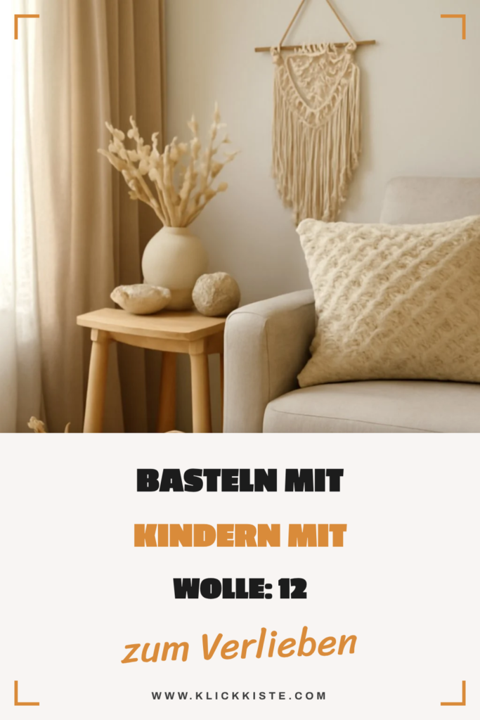 Basteln mit Kindern mit Wolle: 12 kreative Ideen zum Selbermachen