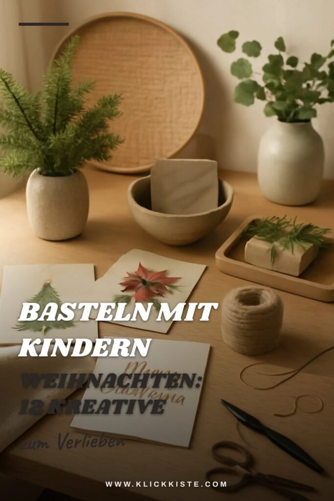 Basteln mit Kindern Weihnachten: 12 kreative Ideen zum Selbermachen