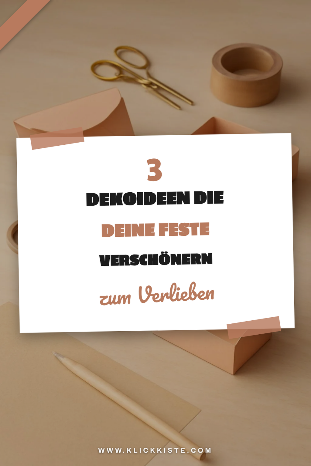 Festliche Dekorationen: 4 Ideen aus Papier