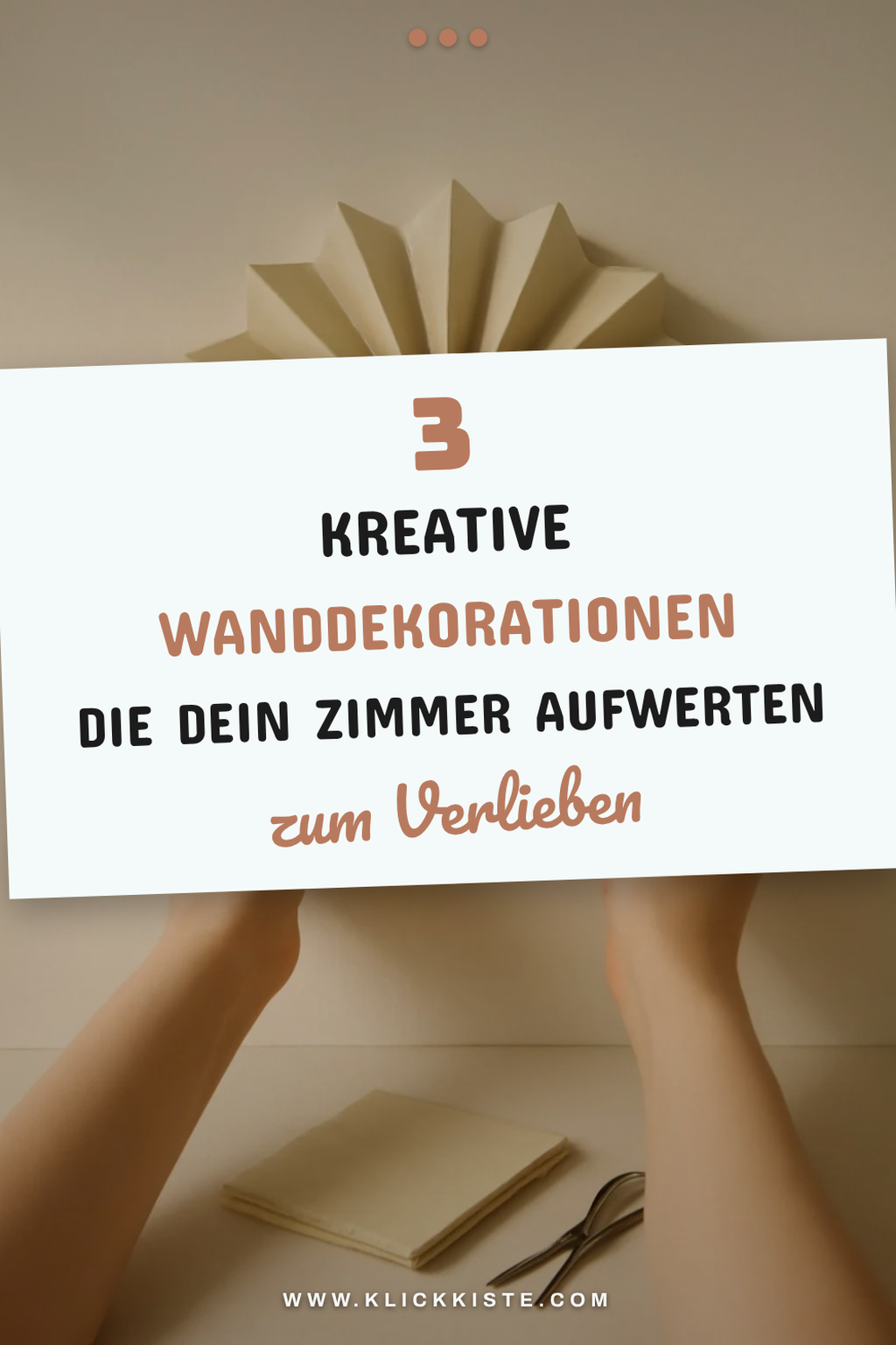 So gestaltest du mit Papier Falten kreative Wanddekoration