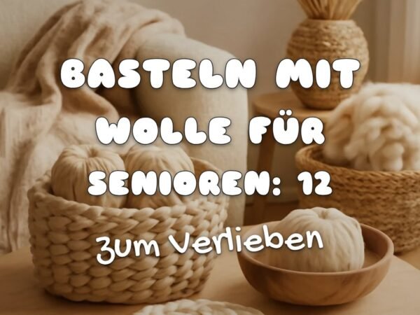 Basteln mit Wolle für Senioren: 12 kreative Ideen zum Selbermachen