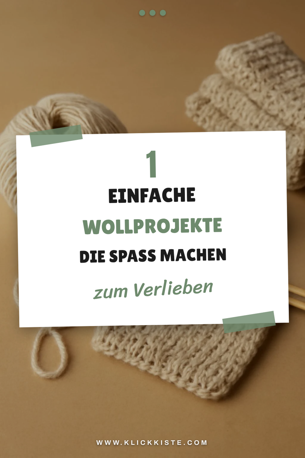 So gestaltest du einfache Wollprojekte für Senioren