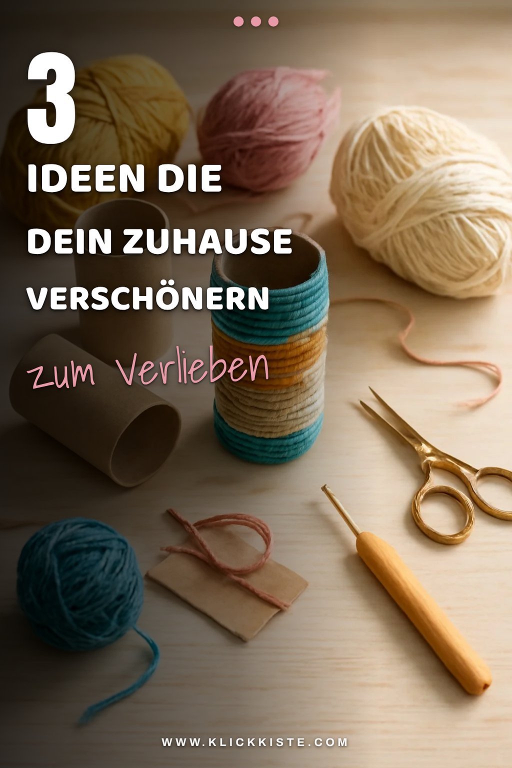 Wolle kreativ einsetzen für Deko und mehr