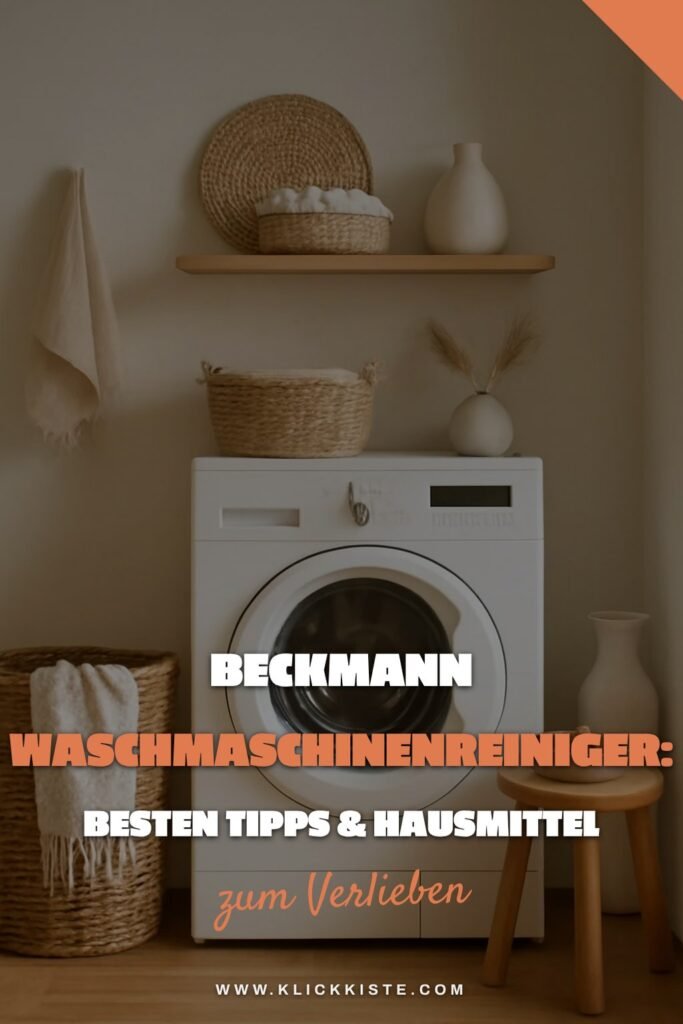 Beckmann Waschmaschinenreiniger: Die besten Tipps & Hausmittel