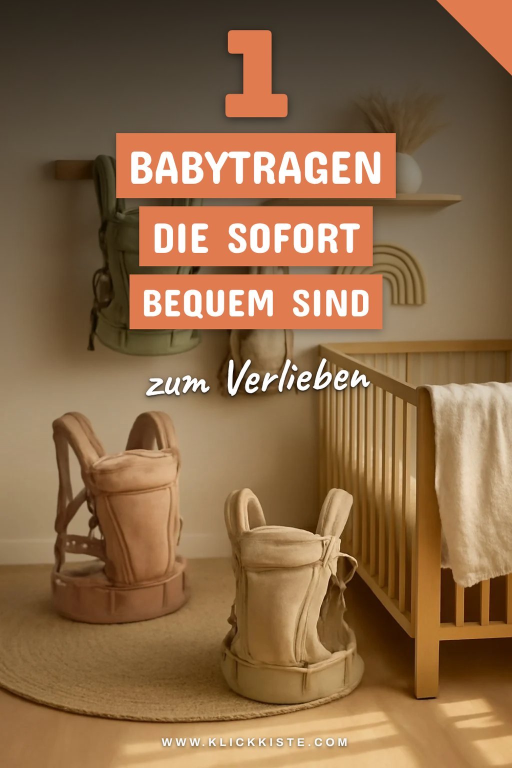 Diese 4 ergonomischen Babytragen sind ideal ab Geburt