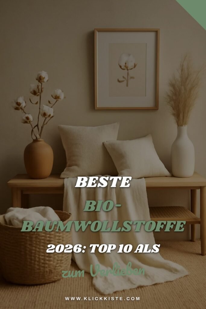 Beste Bio-Baumwollstoffe 2026: Top 10 als Meterware im Vergleich