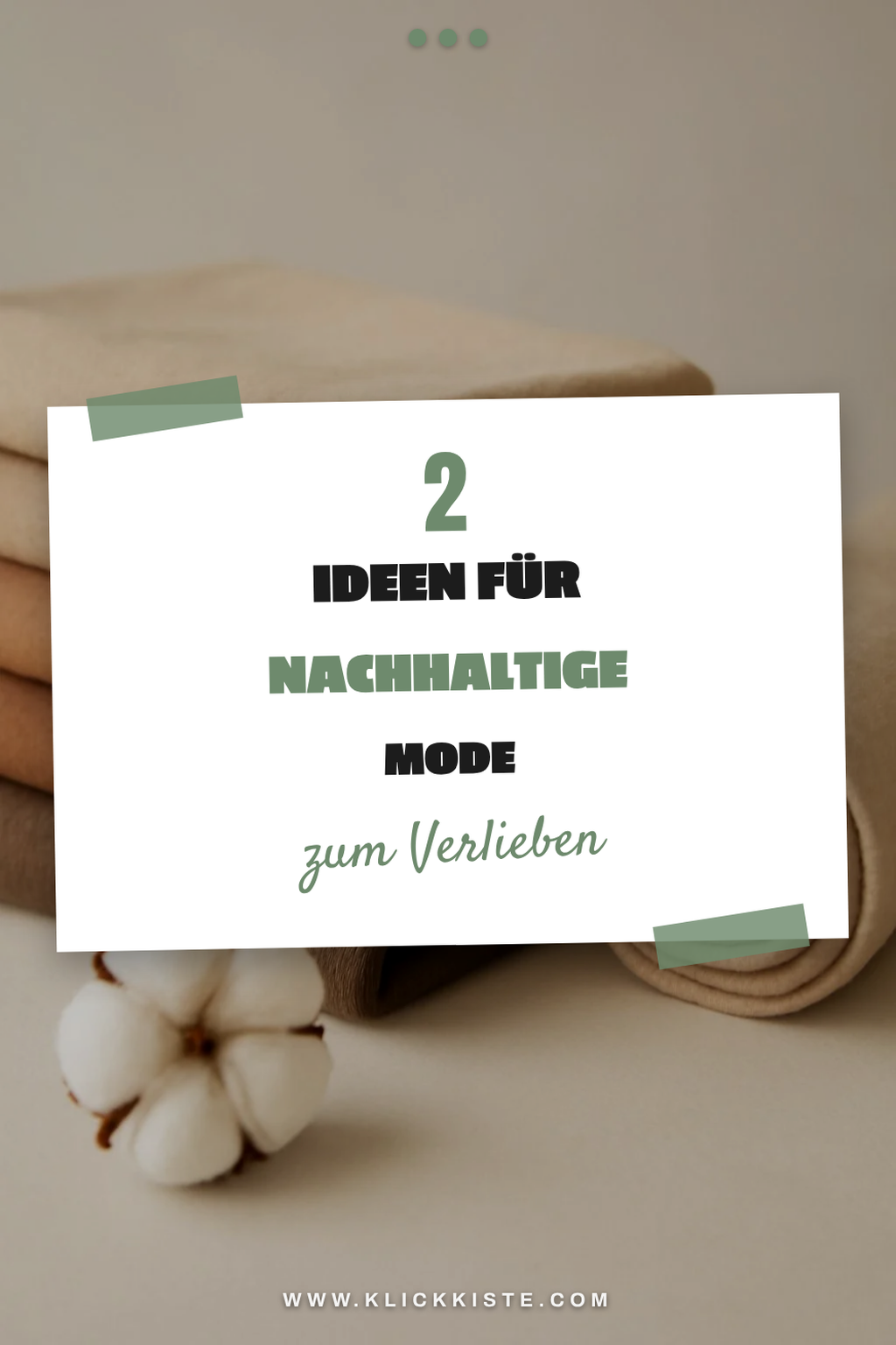 Bio-Baumwollstoffe für nachhaltige Mode