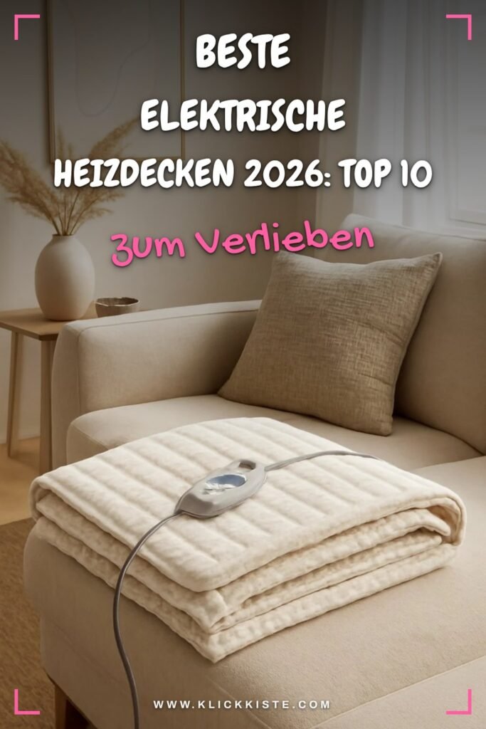Beste elektrische Heizdecken 2026: Top 10 für gemütliche Nächte