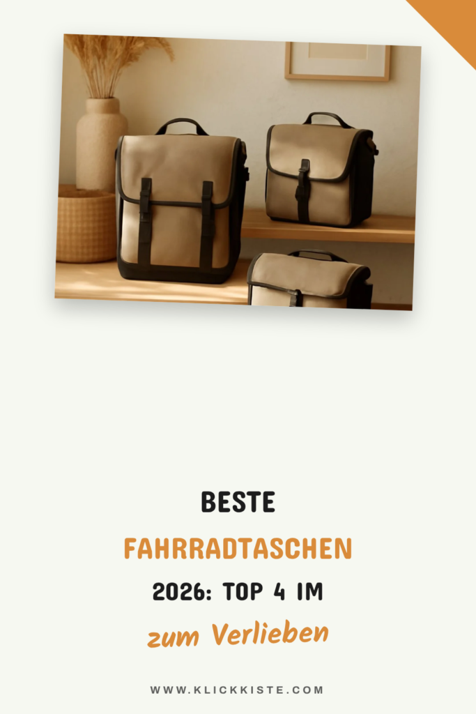 Beste Fahrradtaschen 2026: Top 4 im Praxistest + Vergleich