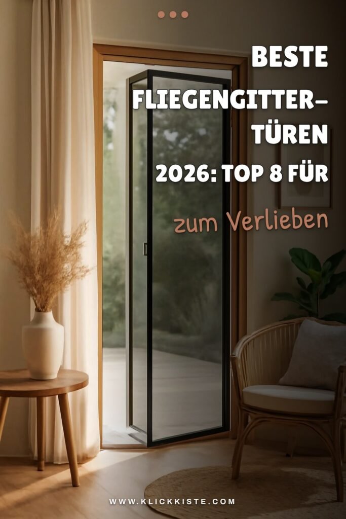 Beste Fliegengitter-Türen 2026: Top 8 für optimalen Insektenschutz